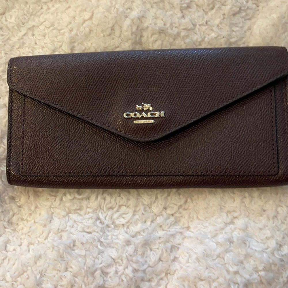 Brown Coach wallet